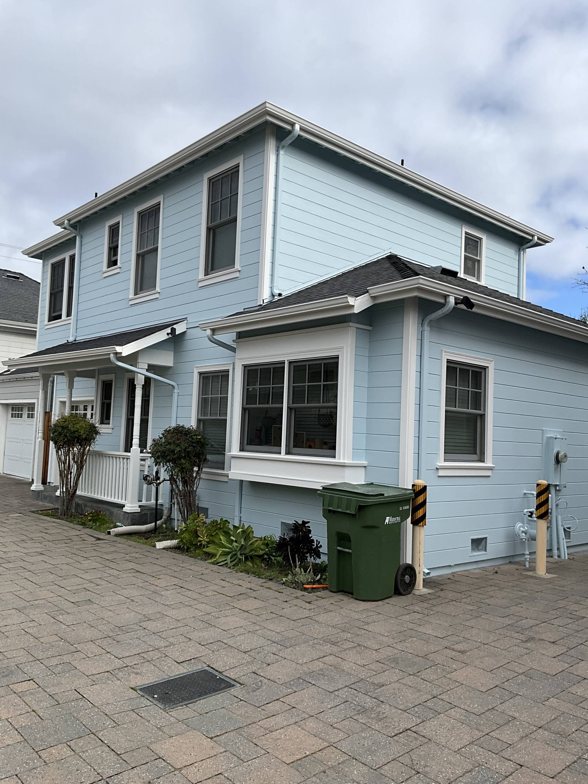 Exterior siding wall